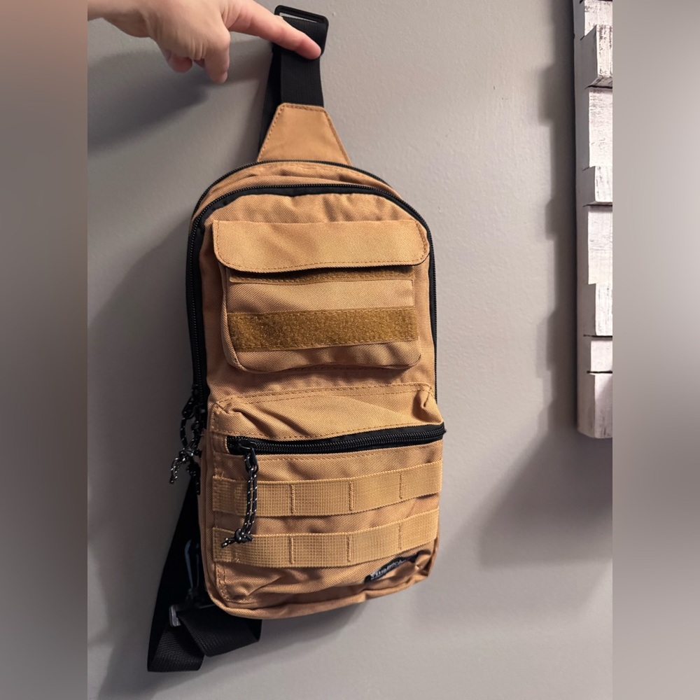 Avalanche Tan cross body sling Bag